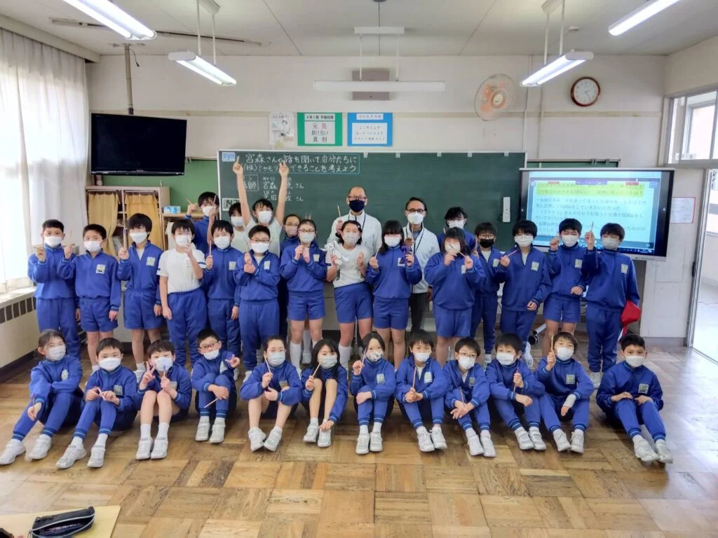 蟹谷(かんだ)小学校 出前授業